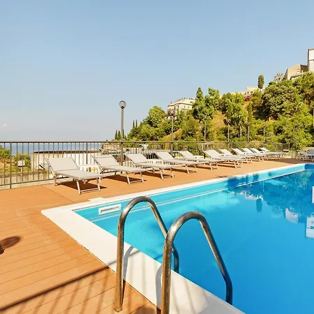 Calipso Big Apt With Sea View, Parking & Pool Taormina Exterior photo